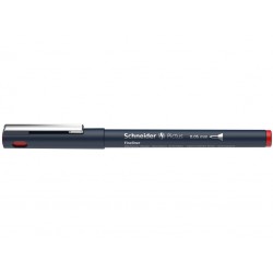 Liner pentru desen tehnic SCHNEIDER Pictus, varf fetru 0.05mm - rosu