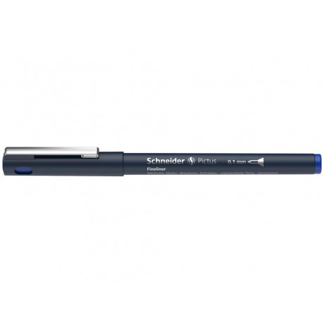 Liner pentru desen tehnic SCHNEIDER Pictus, varf fetru 0.1mm - albastru