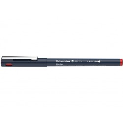 Liner pentru desen tehnic SCHNEIDER Pictus, varf fetru 0.2mm - rosu