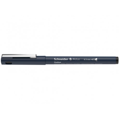 Liner pentru desen tehnic SCHNEIDER Pictus, varf fetru 0.3mm - negru
