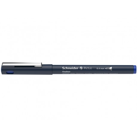 Liner pentru desen tehnic SCHNEIDER Pictus, varf fetru 0.4mm - albastru