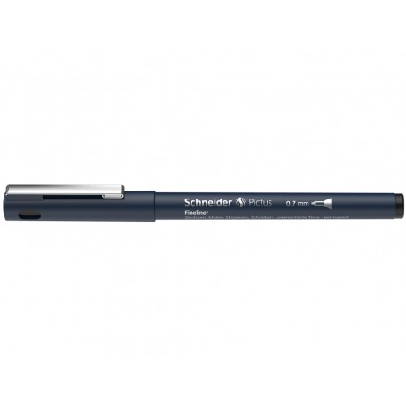 Liner pentru desen tehnic SCHNEIDER Pictus, varf fetru 0.7mm - negru