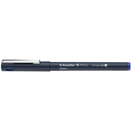 Liner pentru desen tehnic SCHNEIDER Pictus, varf fetru 0.7mm - albastru