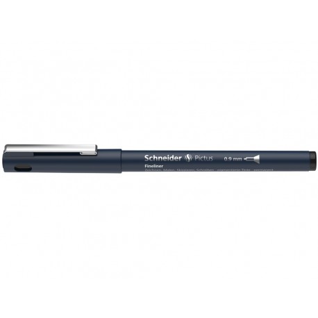 Liner pentru desen tehnic SCHNEIDER Pictus, varf fetru 0.9mm - negru