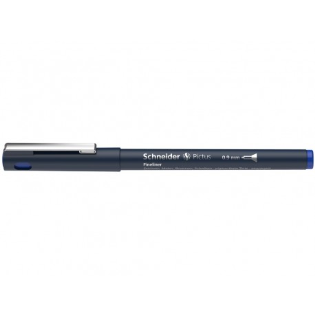 Liner pentru desen tehnic SCHNEIDER Pictus, varf fetru 0.9mm - albastru