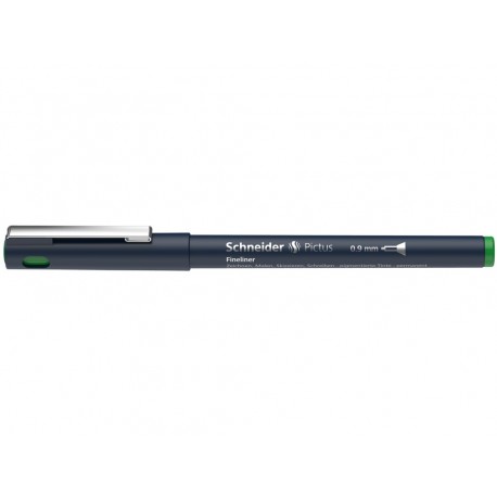 Liner pentru desen tehnic SCHNEIDER Pictus, varf fetru 0.9mm - verde