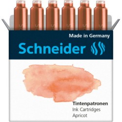Patroane SCHNEIDER, 6buc/set - cerneala pastel apricot