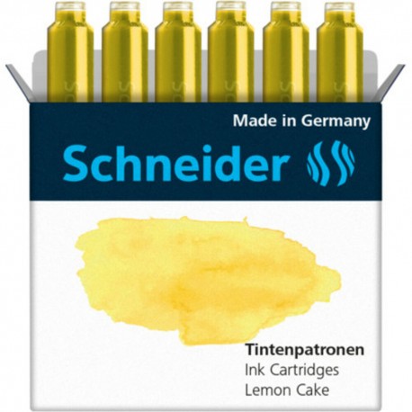 Patroane SCHNEIDER, 6buc/set - cerneala pastel lemon cake