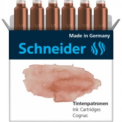 Patroane SCHNEIDER, 6buc/set - cerneala pastel cognac