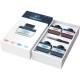 Set cerneala pastel SCHNEIDER, cutie cadou, 4 x 15ml apricot, lilac, bermuda blue, ice blue + 1 convector