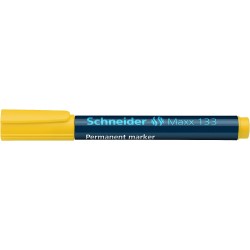 Permanent marker SCHNEIDER Maxx 133, varf tesit 1-4mm - galben