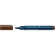 Permanent marker SCHNEIDER Maxx 133, varf tesit 1-4mm - maro