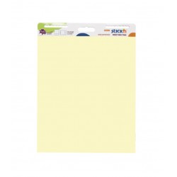 Flipchart pad repozitionabil, 792 x 635mm, 30 coli/set, Stick"n - coli galbene