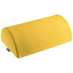 Suport ergonomic LEITZ Cosy, pentru picioare, husa lavabila, galben chihlimbar