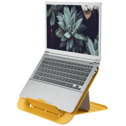 Suport ergonomic LEITZ Cosy, pentru laptop, ajustabil, galben chihlimbar