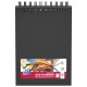 Bloc de desen A5, cu spirala, OXFORD, 40 file-225g/mp - velin - coperta carton rigid - negru