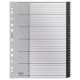 Index LEITZ Recycle, PP cu amprenta CO2 neutra, partial reciclat, reciclabil, A4 MAXI, 1-31, negru