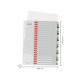 Index LEITZ Cosy, imprimabil, PP, A4, 1-20, multicolor