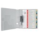 Index LEITZ Cosy, imprimabil, PP, A4, 1-12, multicolor