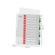 Index LEITZ Cosy, imprimabil, PP, A4, 1-12, multicolor
