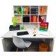 Organizator Exacompta, 4 sertare, 270x355x135 mm, negru