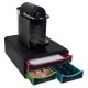 Organizator Exacompta, 3 sertare, 347x278x130 mm, negru