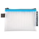 Mapa protectie, inchidere fermoar, A6, PP, transparent