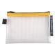 Mapa protectie, inchidere fermoar, A6, PP, transparent