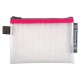 Mapa protectie, inchidere fermoar, A6, PP, transparent