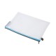 Mapa protectie, inchidere fermoar, A4, transparent
