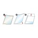 Buzunar autoadeziv 3L Office, A4, deschidere latura scurta, 220 x 305 mm, 10 bucati/set