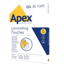 Folie pentru laminare Apex, 80 microni, A3, 100 coli/top