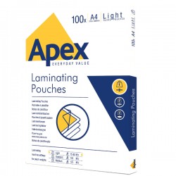 Folie pentru laminat Apex, A4, 75 microni,100coli/top 