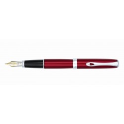 Stilou DIPLOMAT Excellence A2, cu penita M, aurita 14kt. - Magma Red