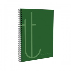 Caiet cu spira, Trendy Green, A5, matematica, 80 file