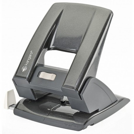 Perforator metalic 40 coli, KANGARO Aion 40 - gri antracit metalizat Perforator metalic 40 coli, KANGARO Aion 40 - gri antracit metalizat