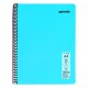 Caiet cu spira Mynote, format A4, 60 file offset 60 g/mp, liniatura dictando, coperta PP neon diverse culori