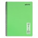Caiet cu spira Mynote, format A4, 60 file offset 60 g/mp, liniatura matematica, coperta PP pastel diverse culori
