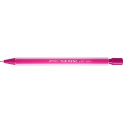 Creion mecanic PENAC The Pencil, rubber grip, 0.7mm, varf plastic - corp roz