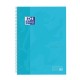 Caiet cu spirala, OXFORD Europeanbook 1, A4+, 80 file-90g/mp, hardcover bleu pastel, Scribzee-dictando