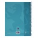 Caiet cu spirala, OXFORD Europeanbook 1, A4+, 80 file-90g/mp, hardcover bleu pastel, Scribzee-matematica