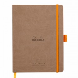 Meeting Book A5+ Rhodiarama, 80 file, taupe