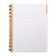MeetingBook cu spira A4+ Rhodiactive, 80 file, negru
