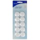 Set 10 magneti Westcott, d30 mm, alb, sustin 6/8 coli