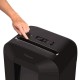 Distrugator documente Fellowes LX85, cross cut, 12 coli, negru