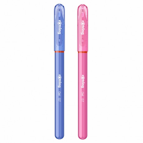 Set roller cu gel Rotring, albastru, roz