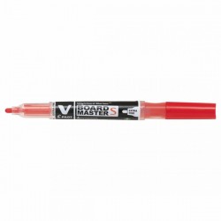 Marker pentru tabla Pilot V-Board, varf rotund, 1.3-3 mm, rosu