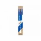 Rezerva roller cu gel Pilot Frixion Ball, 0.5 mm, albastru, 3 bucati/set