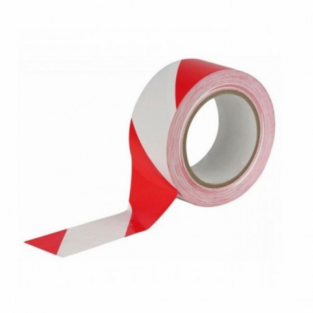 Banda de marcare Bedax, 50 mm x 33 m, alb si rosu Banda de marcare Bedax, 50 mm x 33 m, alb si rosu