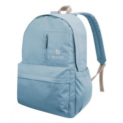 Rucsac scolar BESTLIFE Col-Rainbow, compartiment tableta si laptop 15.6 inch, bleu